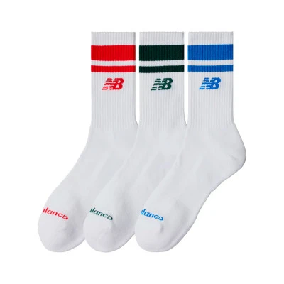 New Balance Calcetines Everyday Stripe Midcalf (3 Pares) — foto 3