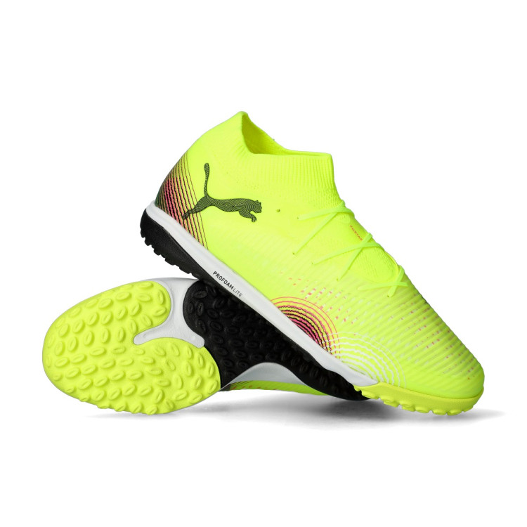 Football Boots Puma Future Pro Cage Turf Yellow Alert-Puma Black