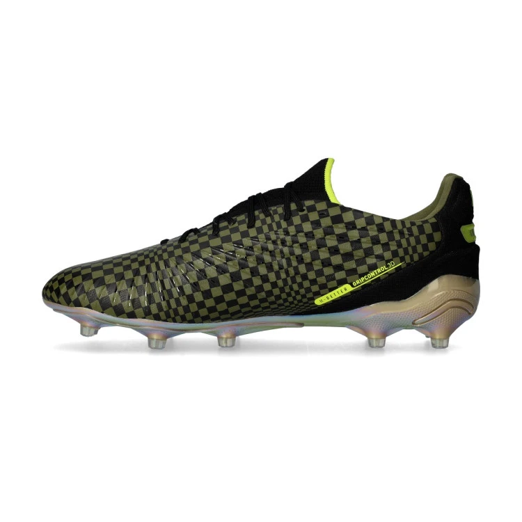 bota-puma-king-ultimate-x-porsche-fgag-olive-drab-black-gold-2