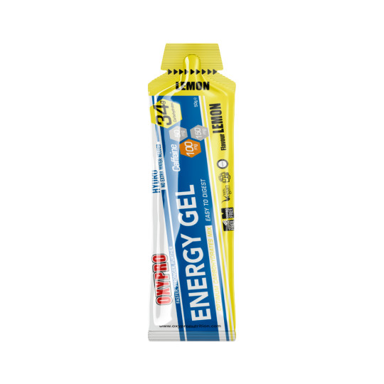 Energy Gel Oxypro Nutrition Energy Gel (100 mg caffeine) Limón
