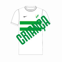 T-Shirt Carcavelos Jogadores Criança 2024-2025 Green-White