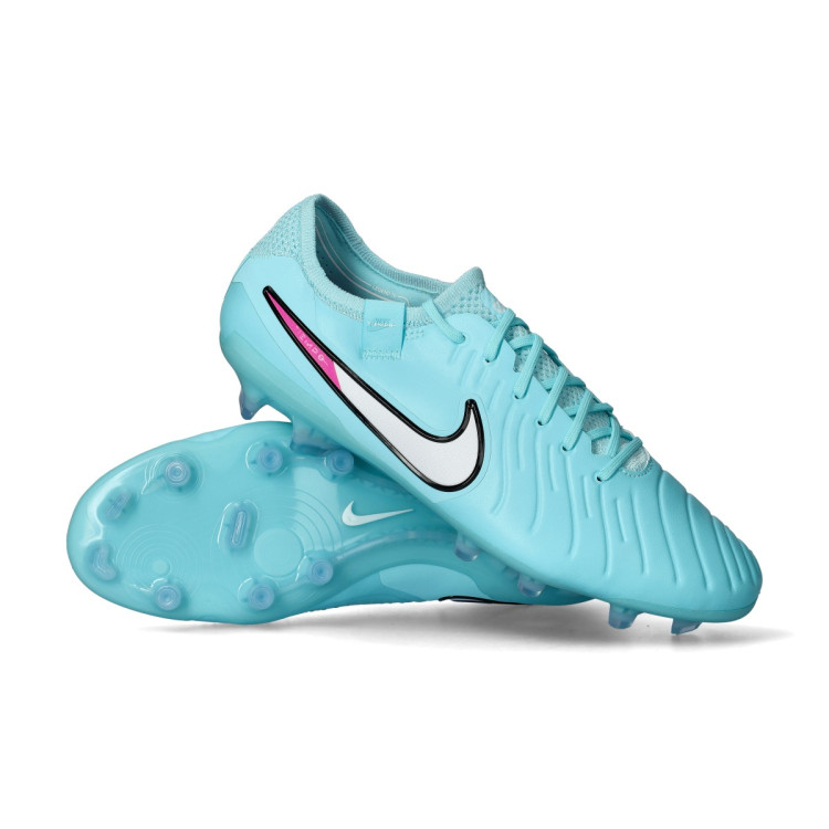 【新品未使用】NIKE TIEMPO LEGEND 10 ELITE FG 水色 Football Boots Nike Tiempo Legend 10 Elite FG Copa-White - Fútbol