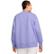 Sudadera Nike Sportswear Fleece Crew Mujer