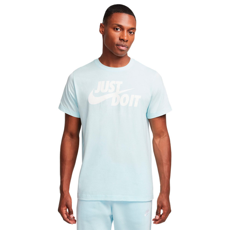 blue nike just do it shirt