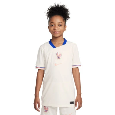 Camiseta Francia Segunda Equipación Eurocopa Femenina 2025 Niño