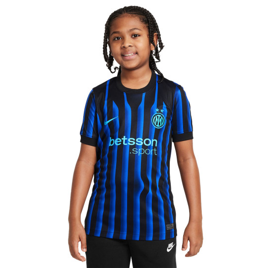 Jersey Nike Kids Inter Milan 2025-2026 Home Lyon Blue-Black