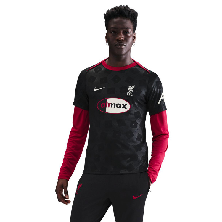 Jersey Nike Liverpool FC Pre-Match 2025-2026 Black-Coconut Milk