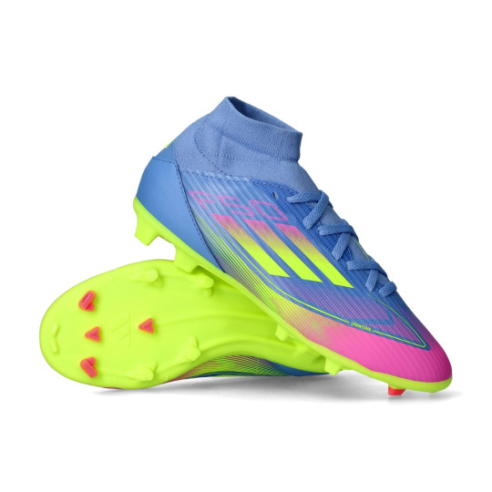 adidas Kids F50 League FG/MG Mid Football Boots