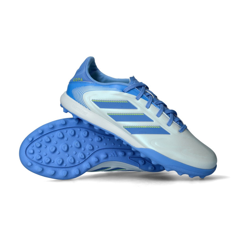 Taco de fútbol adidas Copa Pure III League Turf Halo Blue-Blue