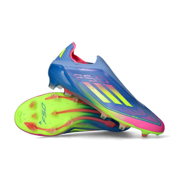 Football Boots adidas F50 Elite LL FG Blue Fusion-Lucid Lemon