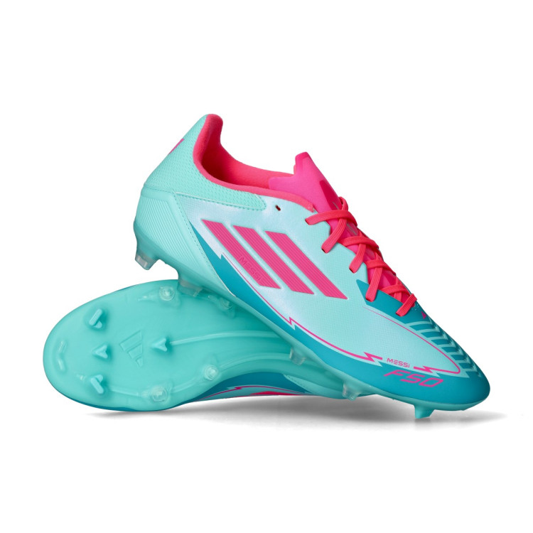 Football Boots adidas F50 League FG/MG Messi Flash Aqua-Lucid Pink