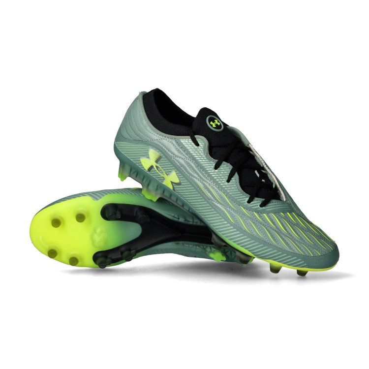 Football Boots Under Armour Magnetico Elite 4 FG Green - Fútbol