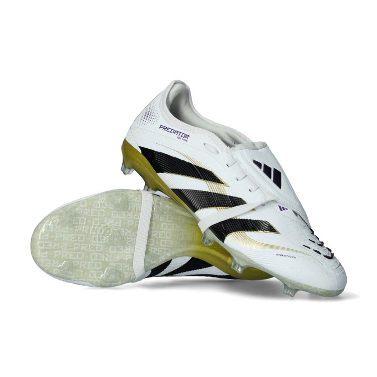 Football Boots adidas Predator Pro FT FG White-Core Black-Gold Met