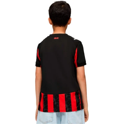 Kids AC Milan 2025-2026 Home Jersey