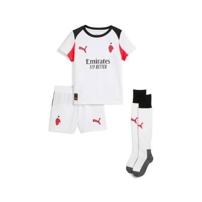 Conjunto Ac Milan Segunda Equipación 2025-2026 Niño