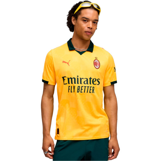 Jersey Puma Ac Milan 2025-2026 Third Yellow - Fútbol Emotion
