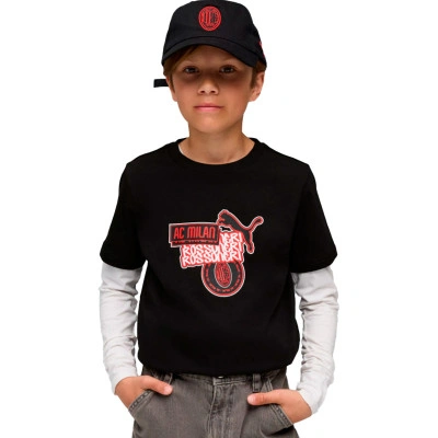 T-Shirt Ac Milan Fanswear 2025-2026 Niño