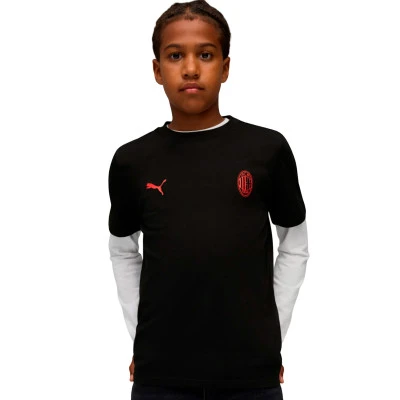 Kids Ac Milan 2025-2026 Fanswear T-Shirt