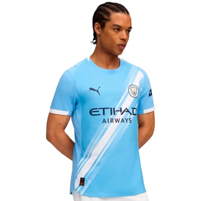 T-Shirt Domicile Authentic Manchester City 2025-2026