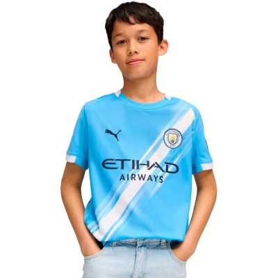 T-Shirt Enfant Domicile Manchester City 2025-2026