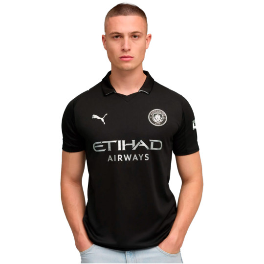 Jersey Puma Manchester City 2025-2026 Away Black - Fútbol Emotion