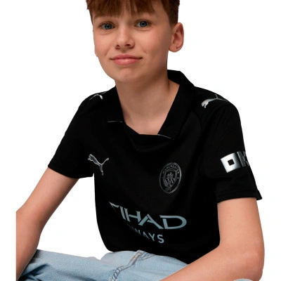 Kids Manchester City 2025-2026 Away Jersey