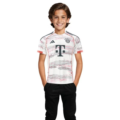Camisola FC Bayern Segundo Equipamento 2025-2026 Criança