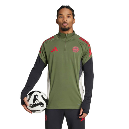Sweatshirt adidas FC Bayern 2025-2026 Training Base Green - Fútbol