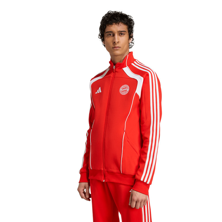 Jacke adidas FC Bayern 2025-2026 Fanswear Rot-Weiß - Fútbol Emotion