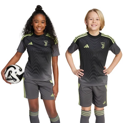 Kids Juventus 2025-2026 Goalkeeper Home Jersey