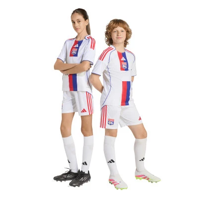Kids Olympique Lyon 2025-2026 Home Shorts