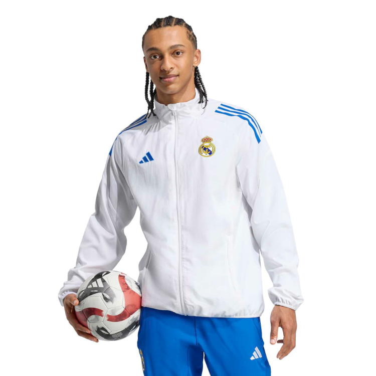 Jacket adidas Real Madrid Press/Travel 2025-2026 White - Fútbol