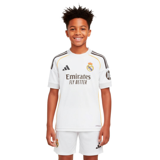 Kit adidas Kids Real Madrid 2025-2026 Home White Fútbol Emotion