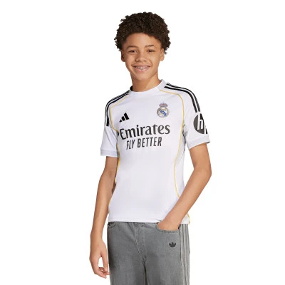 Kids Real Madrid 2025-2026 Home Jersey