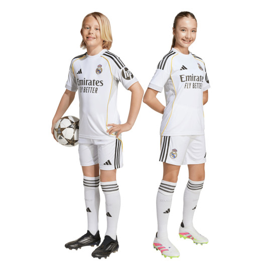 adidas Kids Real Madrid 2025-2026 Home Kit 