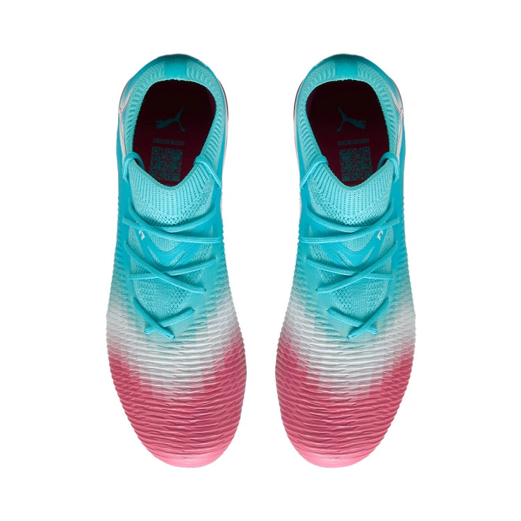 bota-puma-future-8-match-re-charge-fgag-hero-blue-white-sunset-pink-4