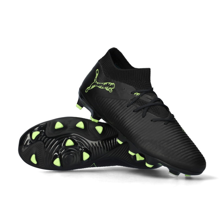 Football Boots Puma Kids Future Pro FG/AG Black-Fizzy Light