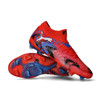 Future 8 Ultimate Playmakers FG Red-Black-Ultra Blue-Pink Pixel