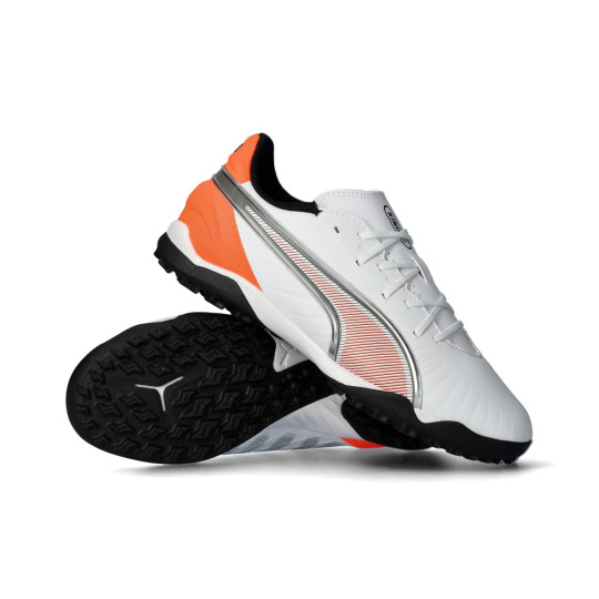 Zapatos de fútbol Puma King Match Turf+Mid Niño