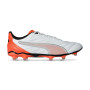 King Pro FG/AG-White-Silver-Glowing Red