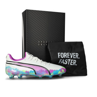 Women King Ultimate Brilliance FG/AG White-Clyde Royal-Pure Magenta-Fizzy App