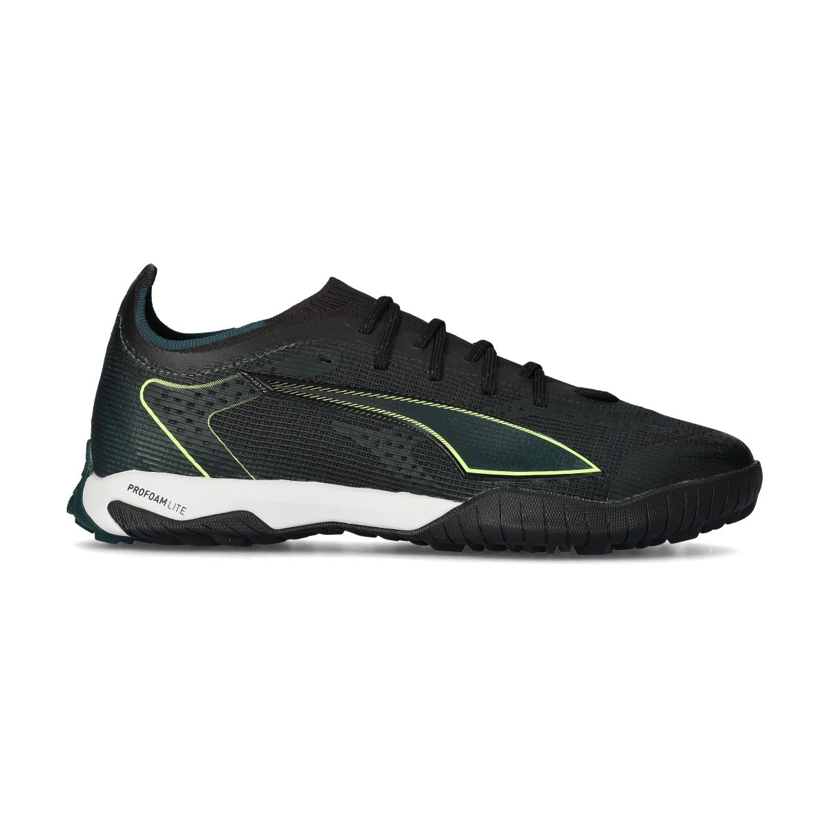 Puma - Football boots Ultra 6 Pro Cage Turf, Unisex, Black-Fizzy Light-Green Terrain, 9 UK