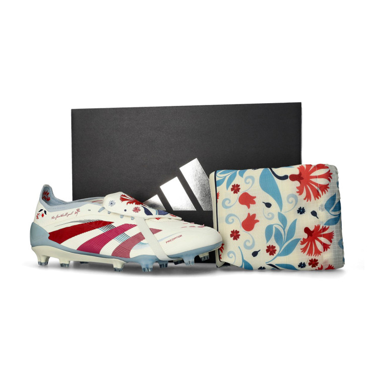 Fußballschuhe adidas Predator Elite FT FG TFG Off White-Easy Pink