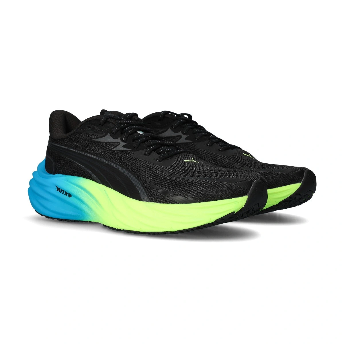Puma - Sapatilha de running Velocity Nitro 4, Hombre, black-silver, 9.5 UK