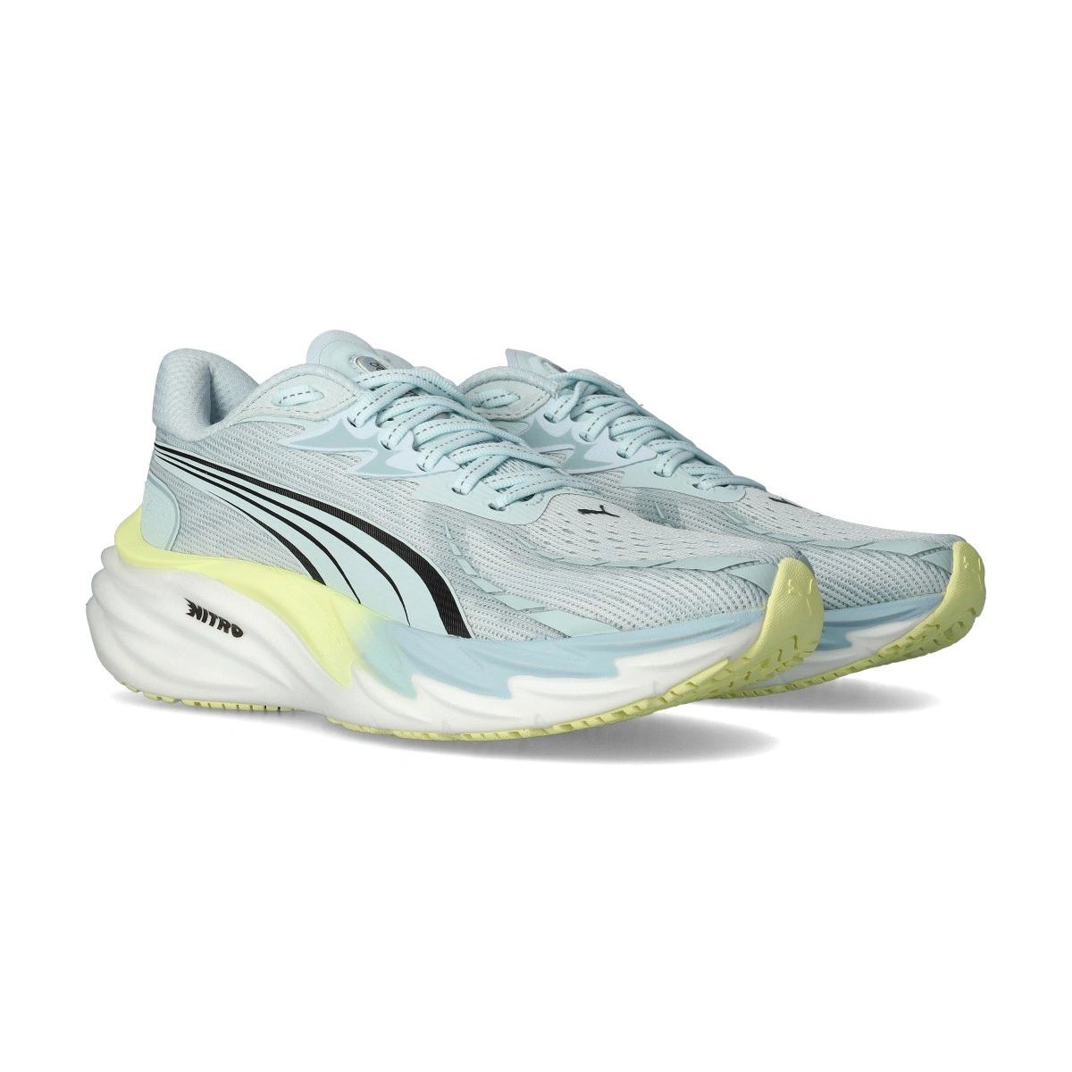 Puma - Sapatilha de running Velocity Nitro 4 Mulher, Mujer, white-mint melt, 6.5 UK