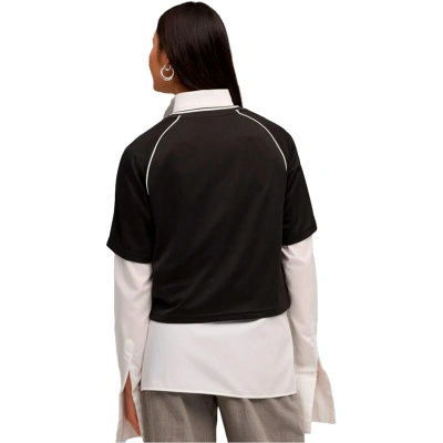 T-Shirt femme Essentials Relaxed Cropped Football Jersey