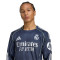 adidas Real Madrid 2025-2026 Away Long Sleeve Jersey