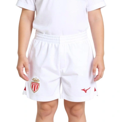Pantalón corto AS Monaco Primera Equipación 2025-2026 Niño