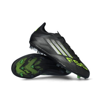 F50 Elite FG Criança Core Black-Iron Met-Lucid Lemon