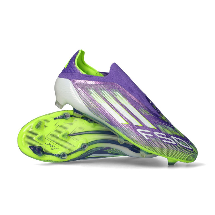 Taco de fútbol adidas F50 Elite LL FG Purple Rush-White-Lucid